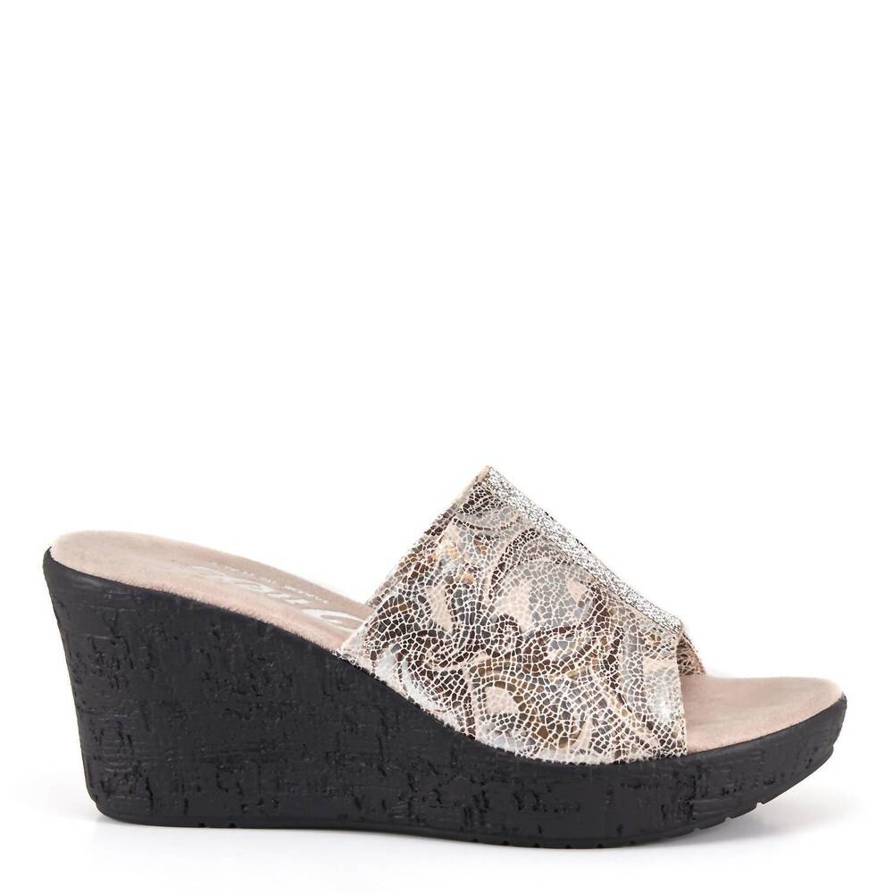 NEW ONEX women's danica wedge sandals in beige